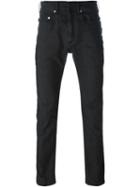 Neil Barrett Classic Slim Jeans, Men's, Size: 33, Black, Cotton/polyester/spandex/elastane