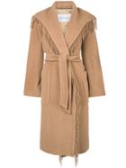 Max Mara Belted Robe Coat - Nude & Neutrals