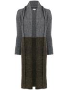 Borgo Asolo Colour Block Longline Cardigan - Grey