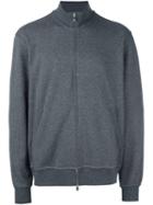 Brunello Cucinelli Zip-up Sweatshirt, Men's, Size: Xl, Grey, Cotton/polyamide