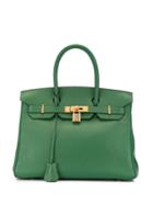Hermès Pre-owned Birkin 35 Bag - Green