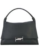 Tod's - Double T Tote - Women - Calf Leather - One Size, Black, Calf Leather