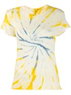 The Elder Statesman Tie Dye T-shirt - Yellow