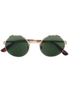 Saint Laurent Eyewear Classic Sl 136 Zero Sunglasses - Metallic
