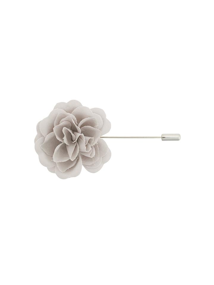 Lanvin Delicate Flower Brooch - Grey