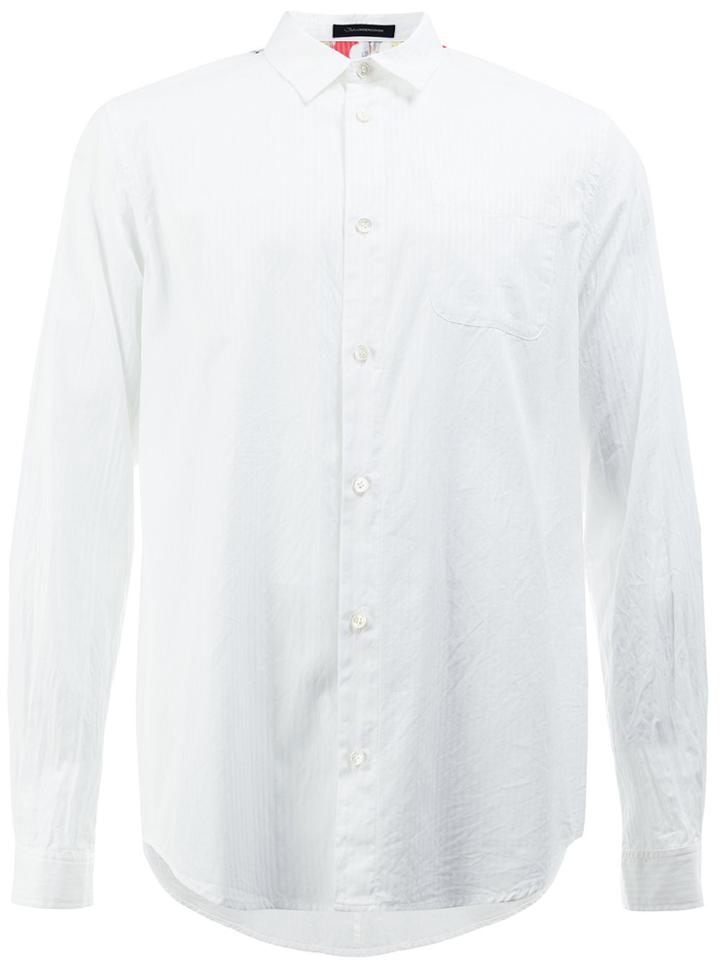 Undercover Tonal Striped Shirt - White