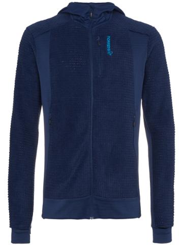 Norrona Alpha Zip Up Hoodie - Blue