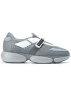 Prada Touch Strap Sneakers - Grey