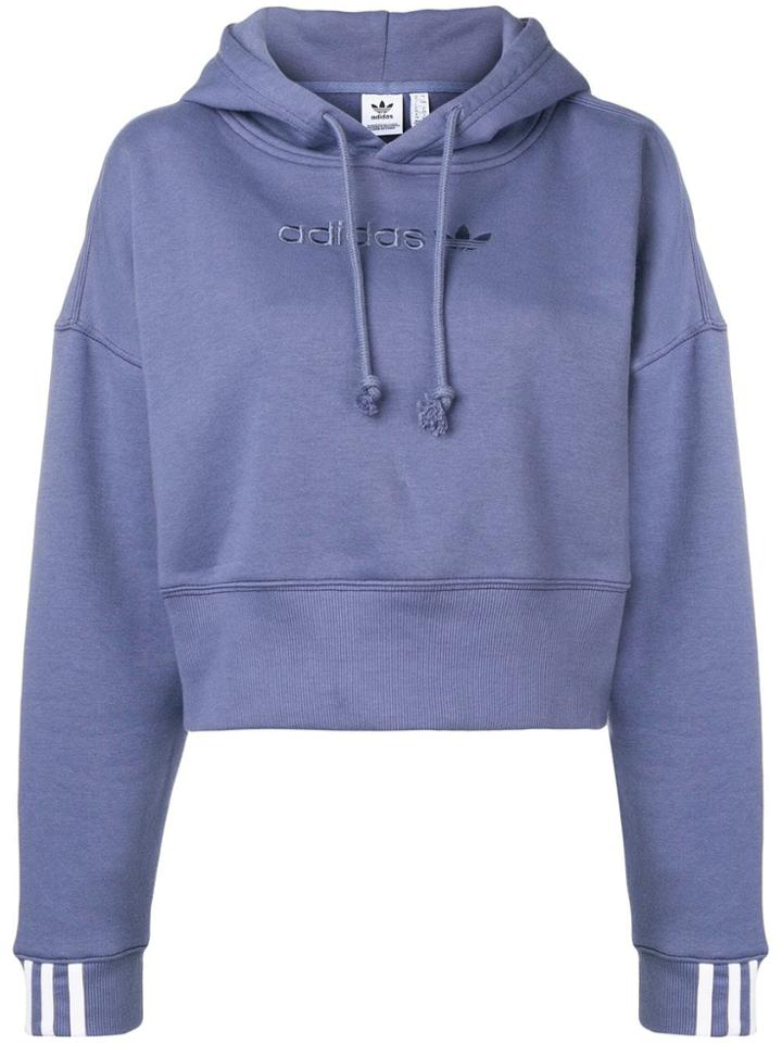 Adidas Coeeze Cropped Hoodie - Blue