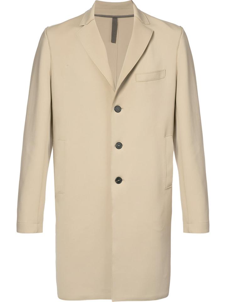 Harris Wharf London - Single Breasted Coat - Men - Polyamide/spandex/elastane - 54, Nude/neutrals, Polyamide/spandex/elastane