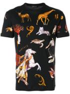 Versace Animal Print T-shirt - Black