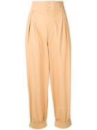 Philosophy Di Lorenzo Serafini Paper Bag Trousers - Neutrals