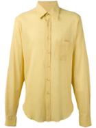 Romeo Gigli Pre-owned Crinkle Effect Shirt - Yellow