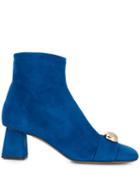 Rayne Round Stud Boots - Blue