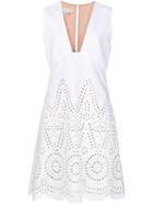 Stella Mccartney 'aline' Dress, Women's, Size: 46, White, Silk/cotton