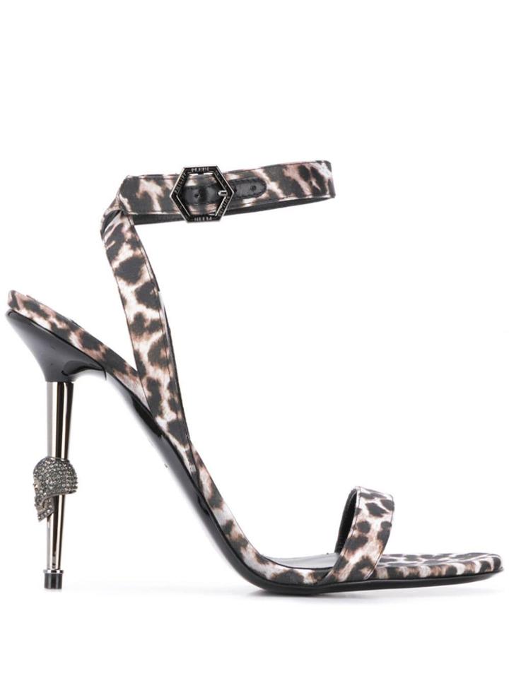 Philipp Plein Statement Sandals - Brown