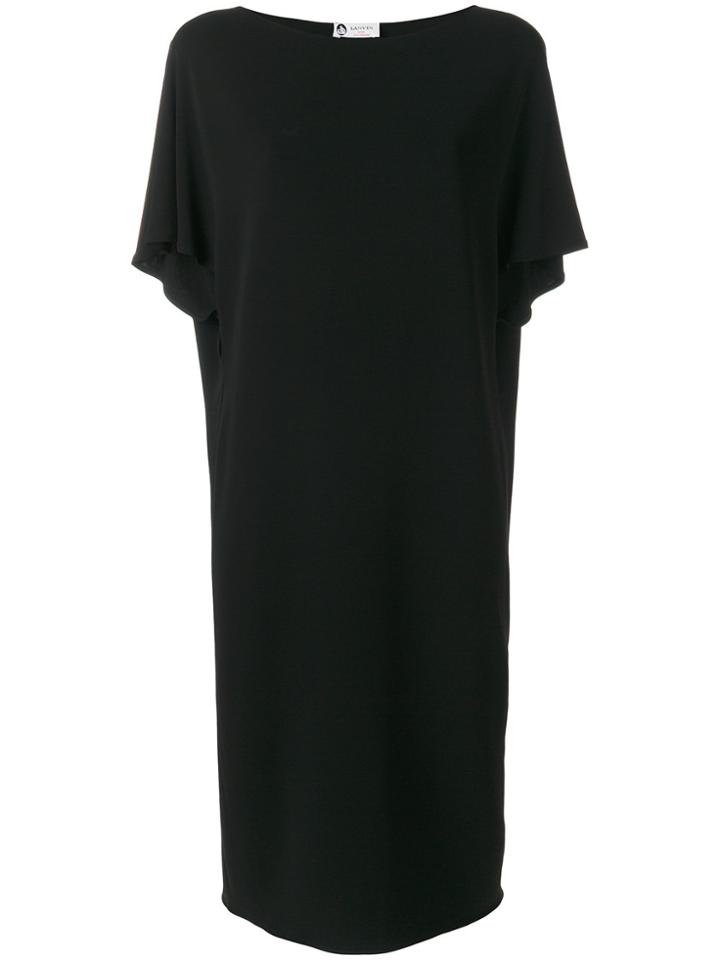Lanvin Mesh Belted Dress - Black