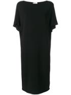 Lanvin Mesh Belted Dress - Black