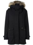 Woolrich 'scarlett' Eskimo Jacket, Women's, Size: Medium, Black, Cotton/feather Down/polyamide/racoon Fur