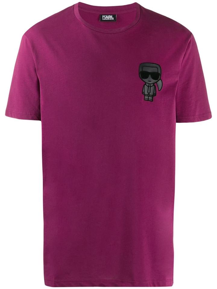 Karl Lagerfeld Ikonik Print T-shirt - Pink