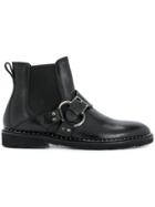 Dolce & Gabbana Buckled Chelsea Boots - Black