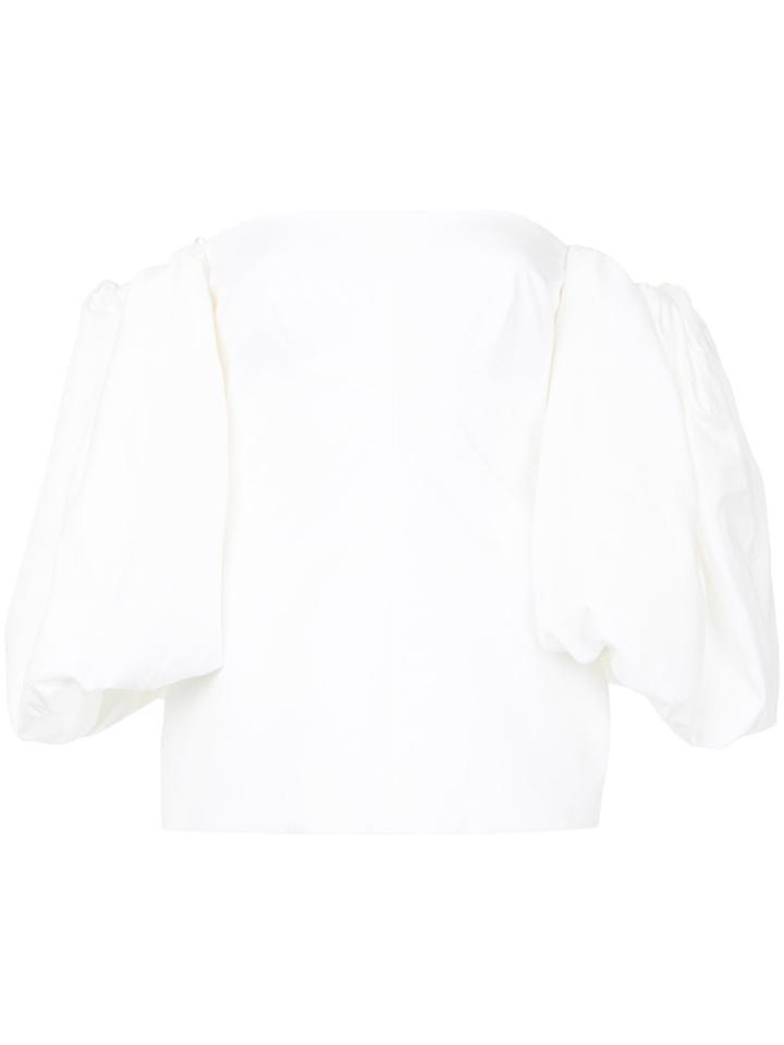Ellery Off-shoulder Corset Top - White