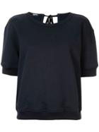 Jil Sander Navy Short-sleeve Sweatshirt - Blue