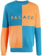 Palace Battenberg Knitted Jumper - Blue
