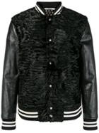 Valentino Fur Bomber Jacket - Black