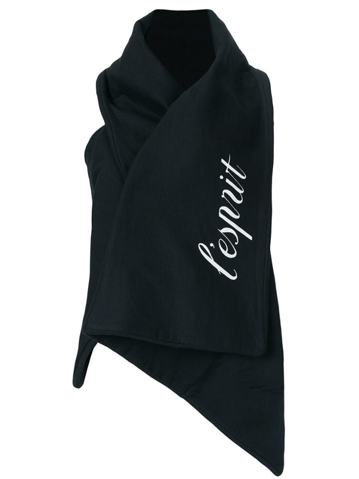 Ann Demeulemeester Draped Waistcoat - Black