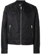 Just Cavalli Zipped Biker Jacket - Black