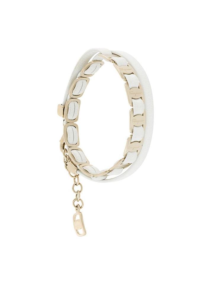Salvatore Ferragamo Varini Wrap Bracelet, Women's, White
