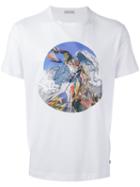 Moncler Printed T-shirt, Men's, Size: Large, White, Cotton