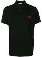 Moncler Embroidered Logo Polo Shirt - Black