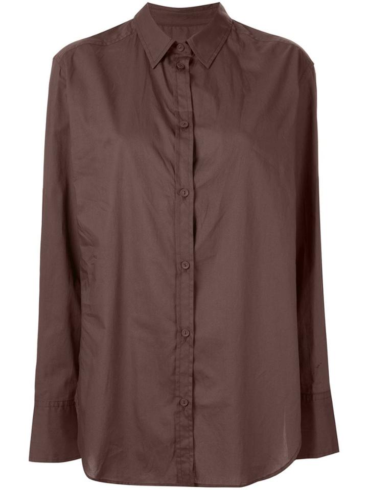 Matteau Relaxed Fit Shirt - Brown