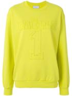 Gaelle Bonheur Logo Embroidered Sweatshirt - Yellow & Orange