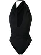 Saint Laurent Deep-v Swimsuit - Black