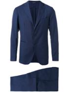 Tagliatore - Two Piece Suit - Men - Cupro/virgin Wool/mohair/silk - 50, Blue, Cupro/virgin Wool/mohair/silk
