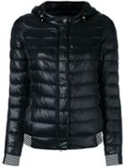 Herno Hooded Down Jacket, Women's, Size: 50, Black, Polyamide/spandex/elastane/feather Down