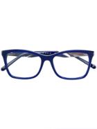 Swarovski Eyewear Rectangular Glasses - Blue