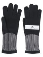 Adidas By Stella Mccartney Knitted Gloves - Black