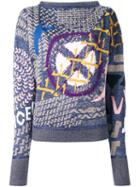 Vivienne Westwood Red Label Multiple Patterns Pullover, Women's, Size: Medium, Cotton/polyamide/polyester/wool