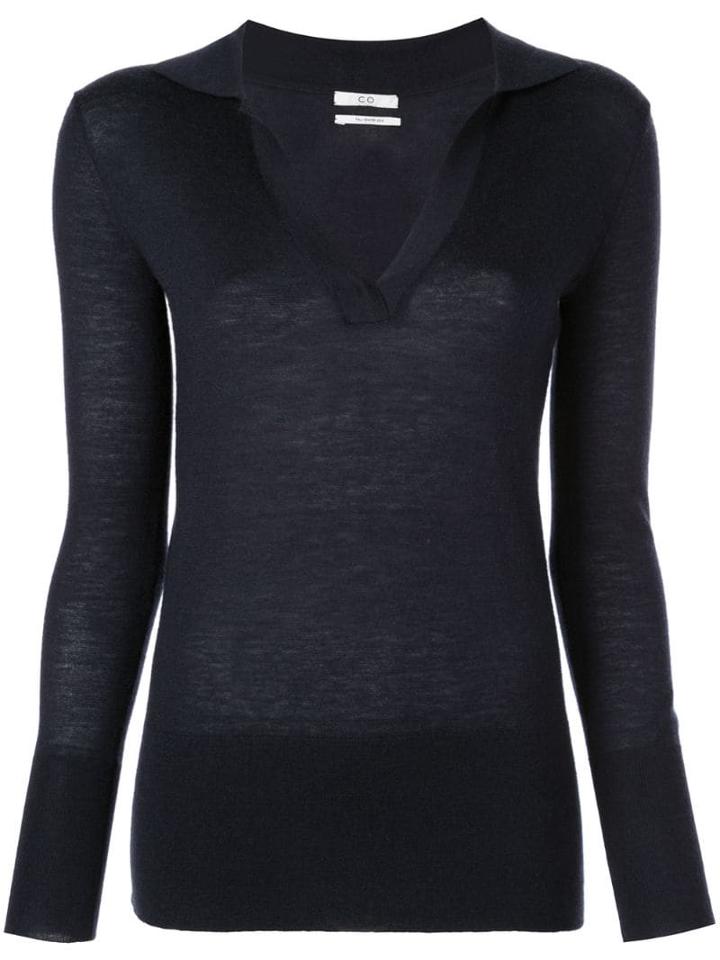 Co Knitted Top - Blue