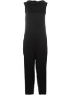 Rick Owens Cowl Neck Jumpsuit, Women's, Size: 44, Black, Spandex/elastane/viscose