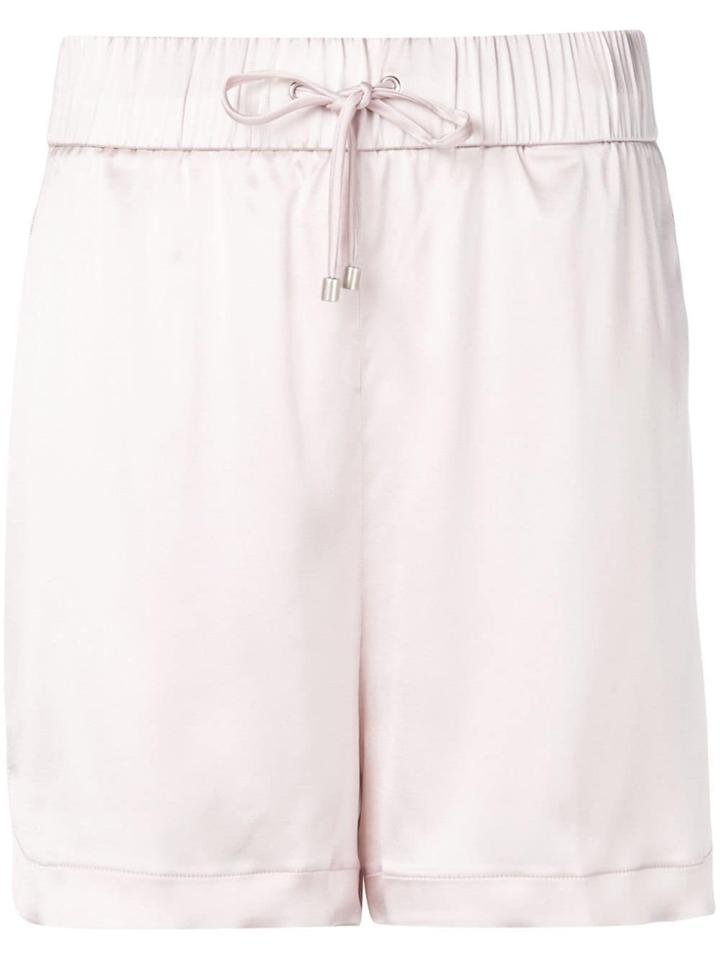 Fabiana Filippi Silk Drawstring Shorts - Pink