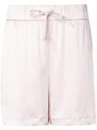 Fabiana Filippi Silk Drawstring Shorts - Pink