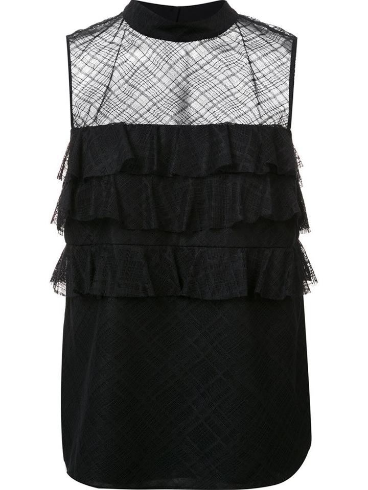 Zac Zac Posen 'annabelle' Blouse, Women's, Size: 2, Black, Nylon/cotton