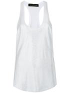 Alexandre Vauthier Studded Long Vest - White