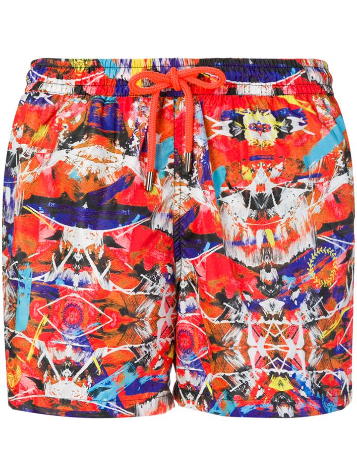 Frankie Morello Brush Strokes Swim Shorts - Multicolour