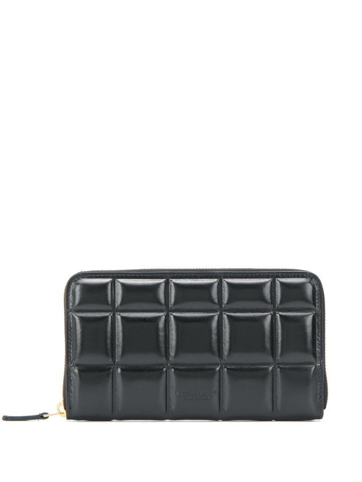 Bottega Veneta Embossed Continental Wallet - Black